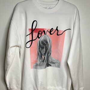 Taylor Swift Lover Crewneck Sweatshirt Size L